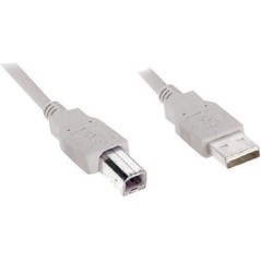 "Goobay USB 2.0 A/B Certified Cable - 3 Meter - Reliable, High-Quality Connectivity for All Your Devices"
